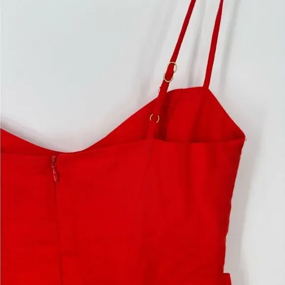 Rumer Bridget Ring Maxi Linen Dress‎ Med NWT - Picture 10 of 15